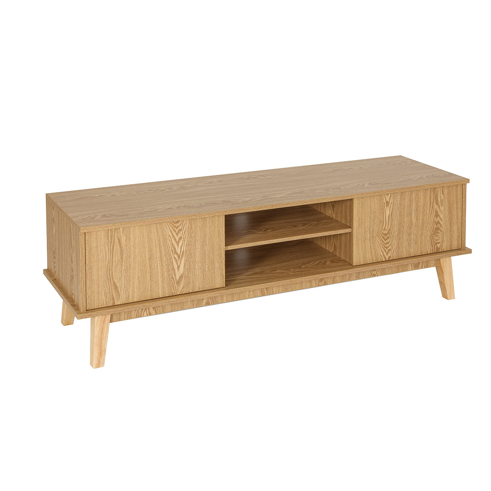 Artiss TV Cabinet Entertainment Unit Stand Storage Shelves TV Unit 140CM-2