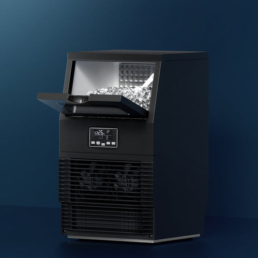 Devanti Commercial Ice Maker Cube Machine 30kg-0
