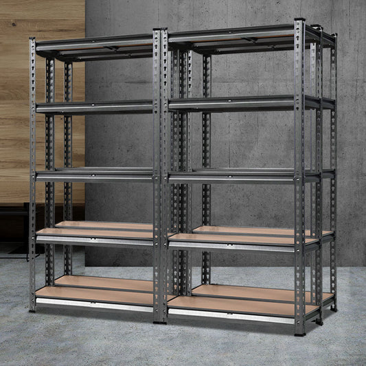 Giantz 4x1.5M Garage Shelving Warehouse Rack Pallet Racking Storage Charcoal-0
